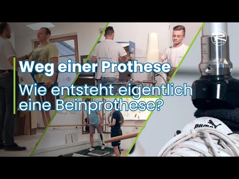 In unserem Spot der Beinprothetik könnt ihr den Weg der Fertigung einer Prothese im Schnelldurchlauf erleben.
