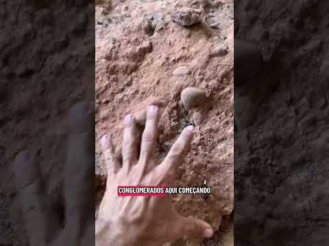 Geologia da Cachoeira do Cabeleira em Rio Verde - Goiás #shorts