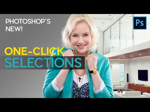 Photoshop's Newest "One Click" Selection Tool