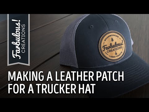 Making a Leather Patch for a Trucker Hat : 10 Steps (with Pictures) -  Instructables