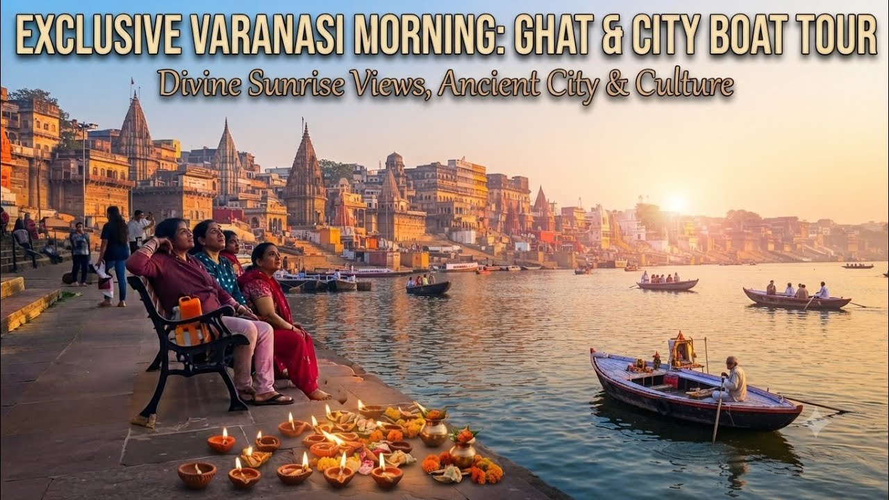 Vanaras ghat and city tour during morning by boat exclusive view