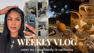 WEEKLY VLOG ♡ (a week in California, meet my CRAZY siblings, LA influencer event, big sis energy+)
