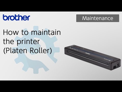 How to maintain the printer  (Platen Roller) [Brother Global Support]
