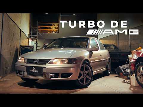 COLOCARAM UM TURBO MERCEDES AMG NUM VECTRA... e deu MUITO CERTO