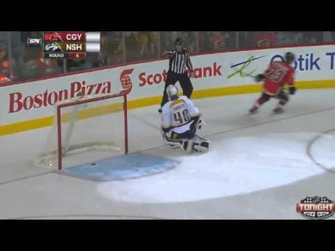 Sean Monahan GWG : Calgary Flames : January 24 2014