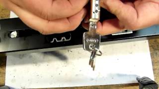 ABUS PR2600 Panzerriegel Zylinder entfernen Video 672.......