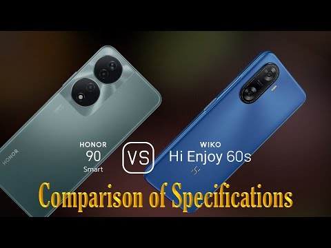 Honor 90 Smart vs. Wiko Hi Enjoy 60s: A Comparison of Specifications
