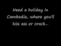 Holiday in Cambodia by The Dead Kennedys lyrics