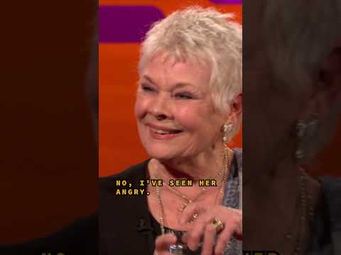 Judi Dench got angry with Graham 😬