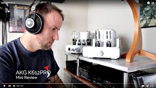 Video thumbnail for AKG K612 PRO (mini review) by New Record Day