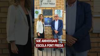 L’escola Font Freda celebra el seu 50è aniversari