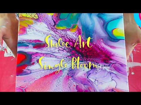 #11. Shelee Art - 12 Inch Single Rainbow Bloom