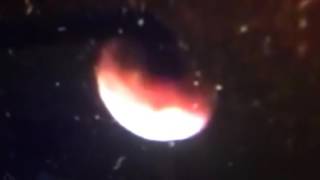 "Blood Moon" Over Sea Of Galilee