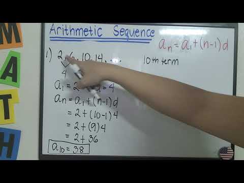 TAGALOG: Arithmetic Sequence #TeacherA #GurongPinoysaAmerika