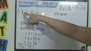 TAGALOG: Arithmetic Sequence #TeacherA #GurongPinoysaAmerika