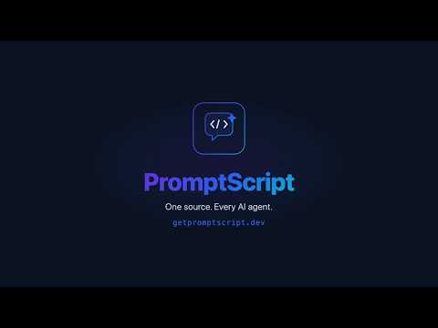 PromptScript 소개 영상