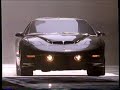 1997 Pontiac Trans Am Firebird "Black Bird" TV COmmercial