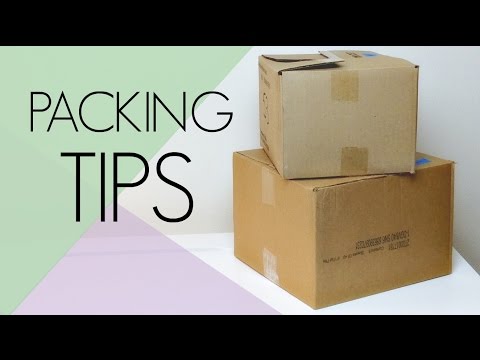 Part of a video titled Packing Tips for Moving House - YouTube