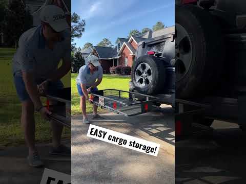 Curt Basket-style Cargo Carrier | Great Storage for Family Vacations