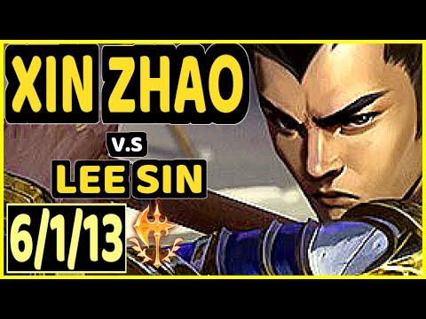 ELLIM (XIN ZHAO) vs LEE SIN - 6/1/13 KDA JUNGLE CHALLENGER GAMEPLAY - KR