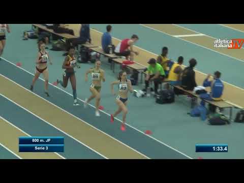800m Juniores Donne   Serie 3 - Campionati Italiani Juniores e Promesse 2019