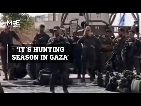 Soldier with Southern US accent calls to burn Gaza to the ground