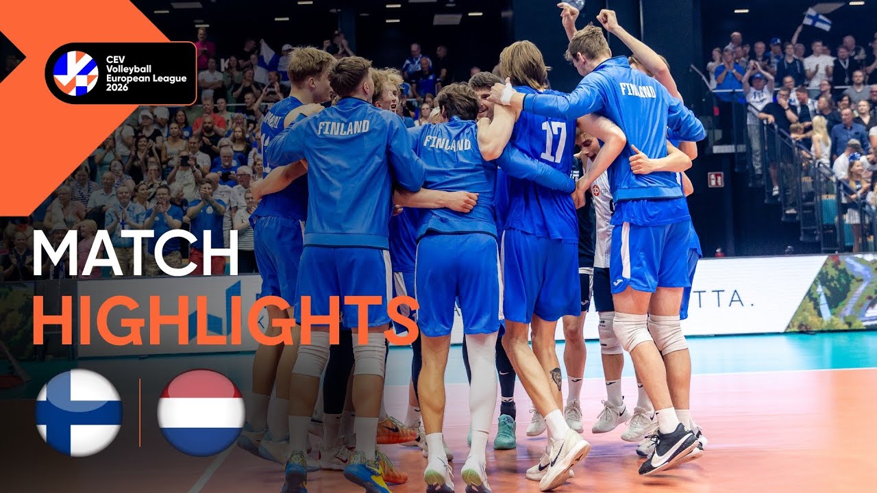 Highlights | Finland vs. The Netherlands | CEV Volleyball European League 2026 | Men