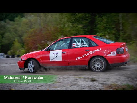 short RAFAŁ MATUSZEK  / WIKTORIA KUROWSKA - AUDI A4 QUATTRO | 8 KJS Rally Park Kaczyce 2024