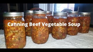 Canning Beef Vegetable Soup