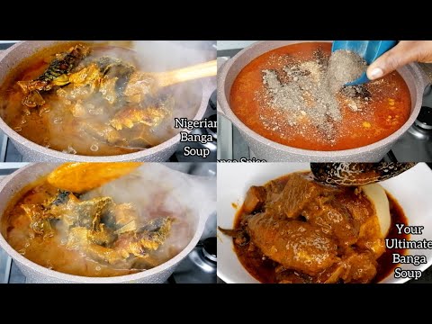 How to Cook Delicious Banga Soup LIKE a Pro 😋 Nigerian Banga Soup Recipe, Quick and Simple!