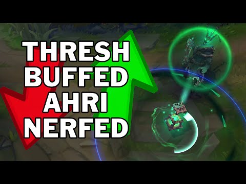 Thresh Buffs and Ahri Nerfs - Balance Reworks | PBE 12.9