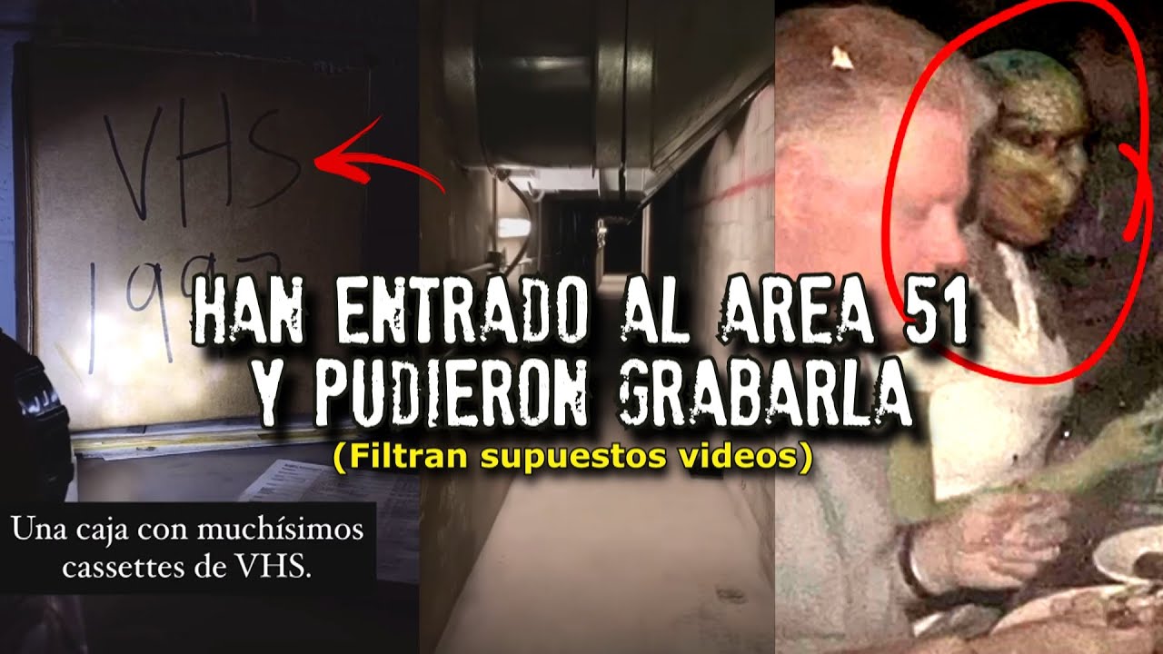 Han entrado al AREA 51 y pudieron grabarla