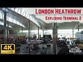 Killing Time At London Heathrow Airport LHR International Terminal 2 London England 4K UHD
