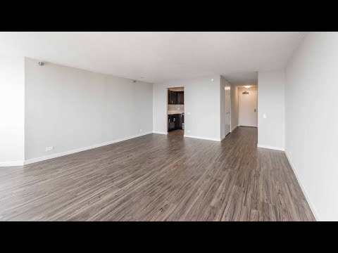 A spacious south-facing studio at the West Loop's Presidential Towers