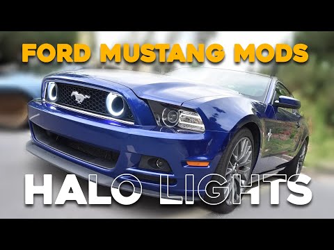 All About My CUSTOM Mustang Halo Lights & How To Install Them!