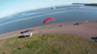 preview picture of video 'Powered Paragliding - Parrsboro Festival of Flight 2010 - 1  - Ted D'Eon'