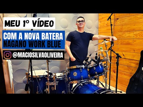 MEU 1º VÍDEO TOCANDO NA MINHA NOVA BATERA - DRUMCAM - Samuel Ljungblahd