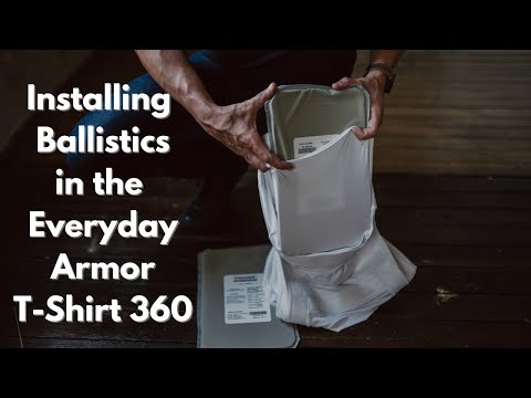How To Install Ballistic Panels in the Everyday Armor T-Shirt 360