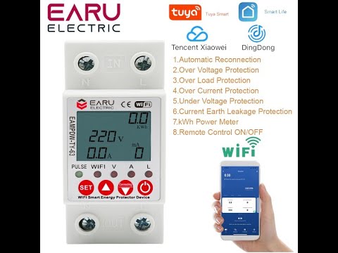 EARUELETRIC EAMPDW-TY-63 - Огляд та налаштування розумного реле напруги