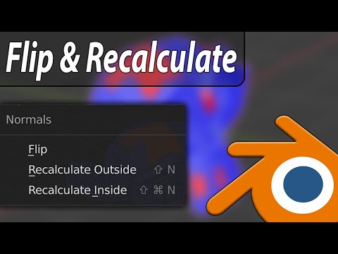 Flipping & Recalculating Normals In Blender!
