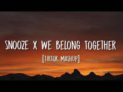Snooze x We Belong Together (Lyrics) (TikTok Mashup) allierock