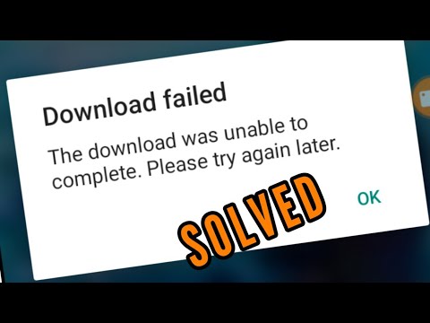 WhatsApp Download Failed || The download was unable to complete Problem Solved