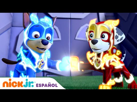 Paw Patrol, Patrulla de cachorros | Mighty Pups recargados contra el malvado imitador | Nickelodeon
