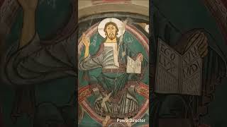 Cristo en majestad en la Iglesia de Sant Climent de Taüllタウルのサン・クリメント教会全能のキリスト像　