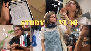 Study vlog: Literature college, mandatory internship, and a healthier routine ☕️📃 | 2024