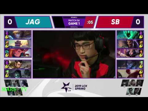 LCK spring 2019 SB vs JAG Highlights series by Mars .