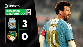 ¡EL ÚLTIMO BAILE de LIONEL ANDRÉS #MESSI con #ARGENTINA! | Argentina 3–0 Benin | Resumen