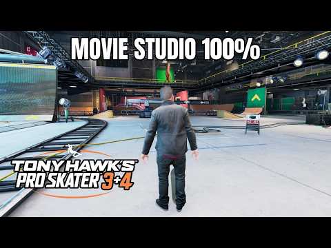 Tony Hawk's Pro Skater 3+4: Movie Studio Walkthrough - Gold Medal and Collectibles