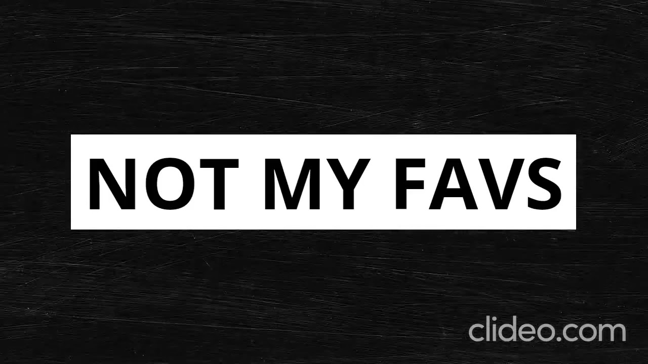 Playlist separator - Not my favourites