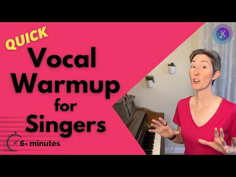 Quick Vocal Warmup | 6 minute vocal warmup